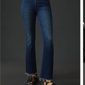 MOTHER The Hustler Ankle Fray Jeans sz30 Home Edit wash